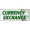Signmission CURRENCY EXCHANGE BANNER SIGN best conversion rate fast low cost dollar B-96 Currency Exchange - alternate 1